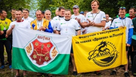 Полтавці завоювали три медаді всеукраїнських змагань із веслування на човнах-драконах